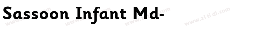 Sassoon Infant Md字体转换
